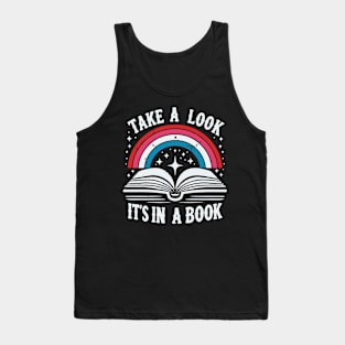 - Take A Look It’s in a Book - Tank Top